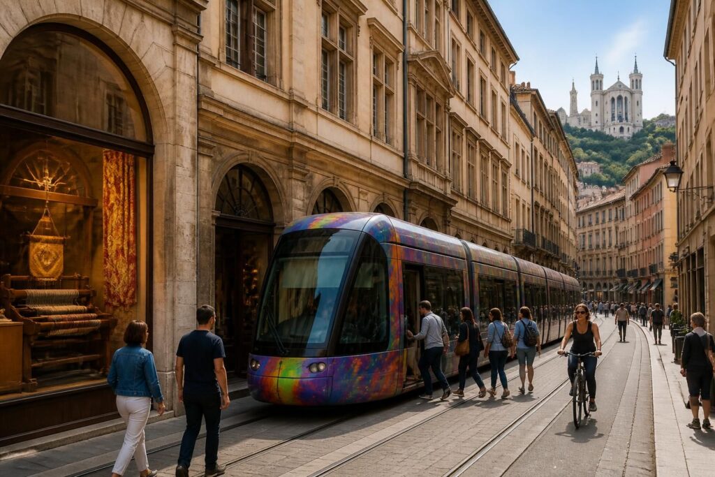 découvrez lyon autrement en suivant les traces des canuts lors d'une journée immersive en transports en commun, entre histoire et modernité.