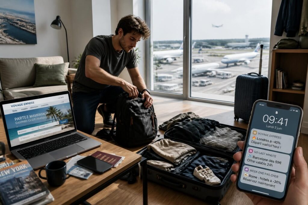 découvrez nos bons plans et sites incontournables pour partir en dernière minute et profiter de voyages spontanés à prix avantageux.