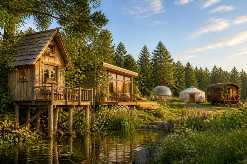 découvrez des hébergements insolites pour un week-end unique : cabanes perchées, tiny houses charmantes et logements atypiques pour une escapade originale et inoubliable.