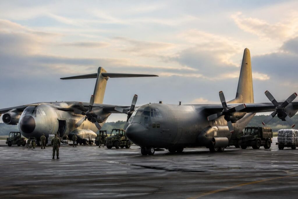 découvrez tout sur l'avion hercule, ses modèles emblématiques comme le c-130 et le c-160, leurs caractéristiques, usages et performances.