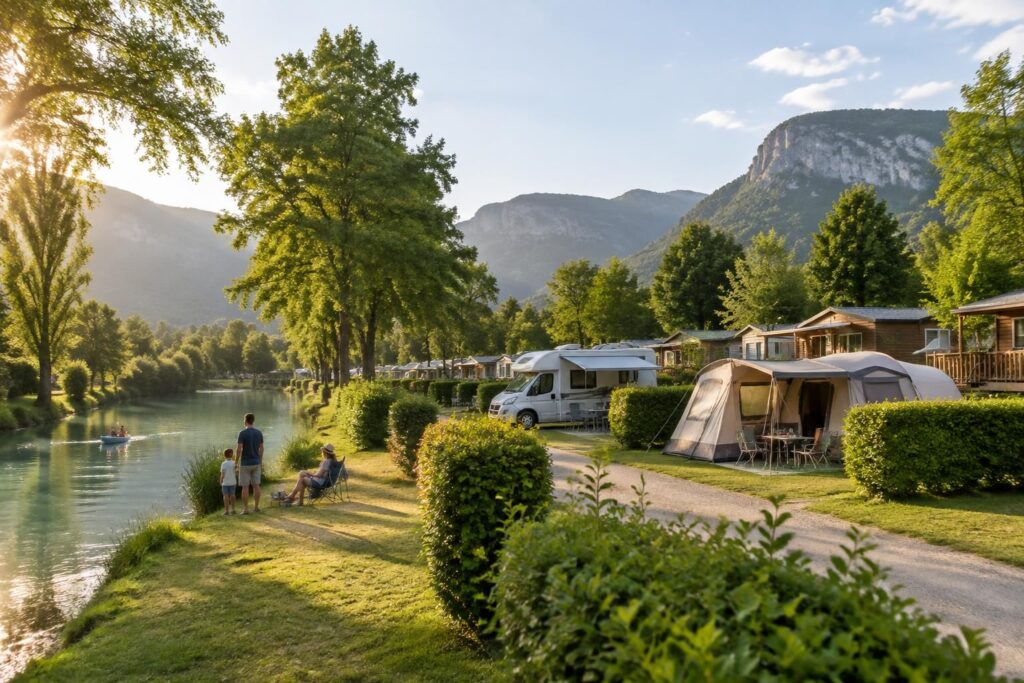 découvrez le camping domaine des îles à chanaz, en savoie : avis, tarifs, équipements et informations pratiques pour préparer votre séjour.