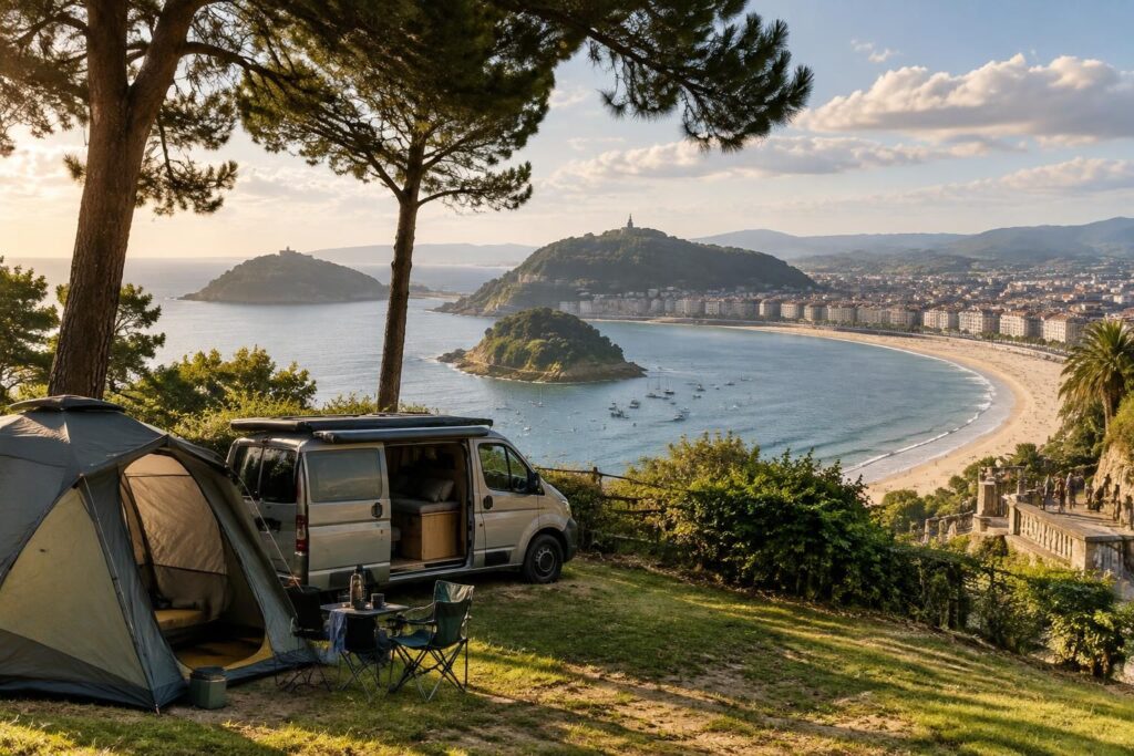 découvrez où camper à saint-sébastien en espagne et les incontournables à visiter : plages, vieille ville, gastronomie et paysages du pays basque.