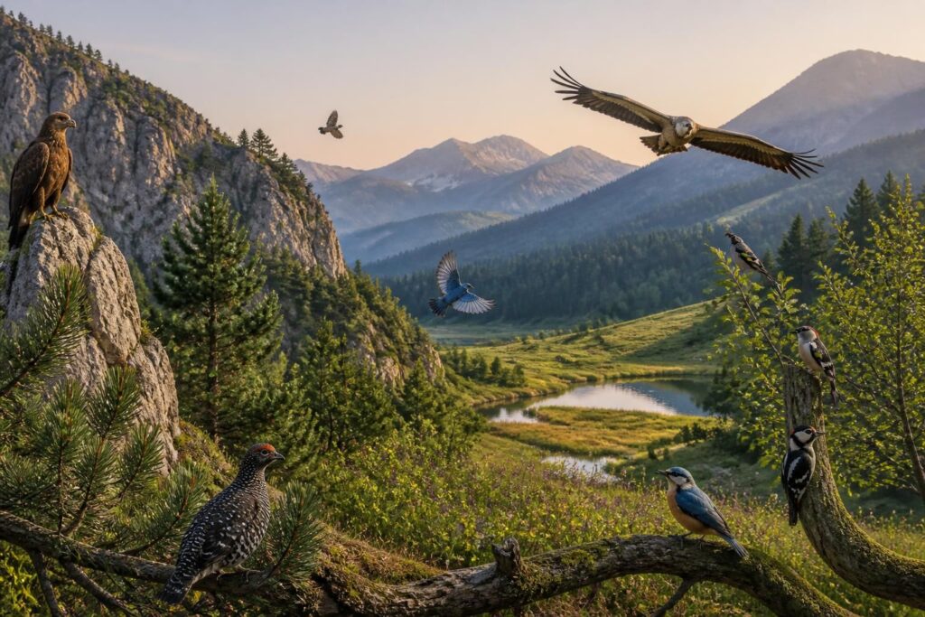découvrez notre guide complet des oiseaux des pyrénées, avec une présentation des espèces caractéristiques des différentes régions pyrénéennes pour les passionnés d'ornithologie.