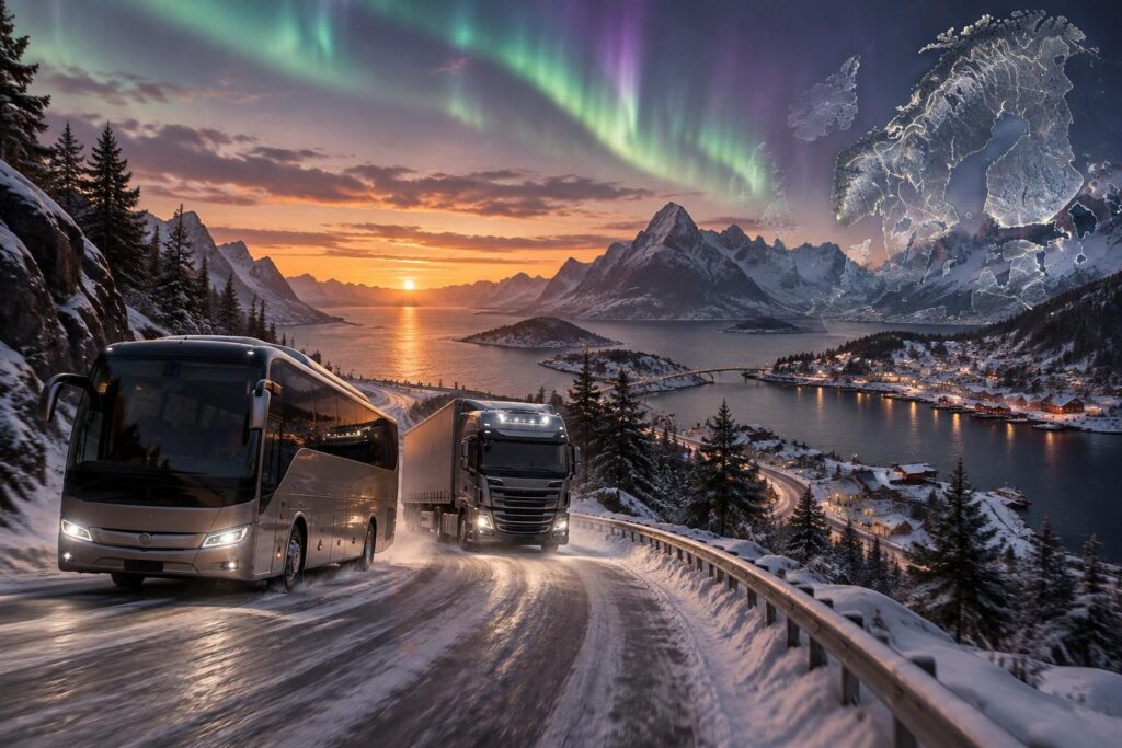 découvrez les cartes, bus et nouveautés des extensions nordic horizon et polar pour ets2, et explorez de nouveaux horizons dans euro truck simulator 2.