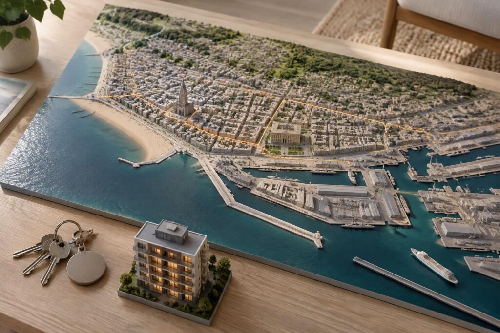 consultez la carte du havre pour découvrir les plans de la ville, préparer vos itinéraires et trouver une location d’appartement adaptée à votre séjour.